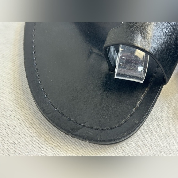 Vince Camuto Womens 10 Black Sandals Flats Beach Summer Travel Casual Elegant - Picture 10 of 10